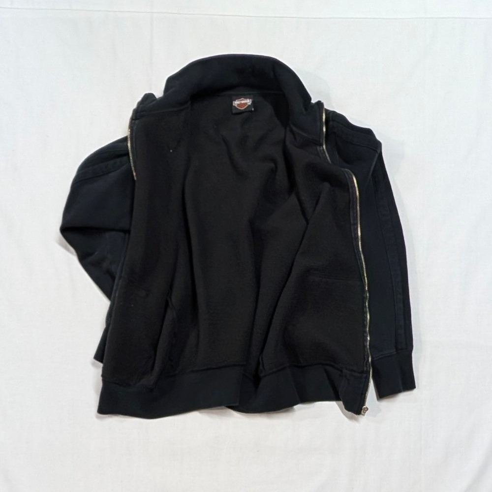 Harley-Davidson Las Vegas Zip Up Sweatshirt Mock Neck Mens Large Jacket 2007
